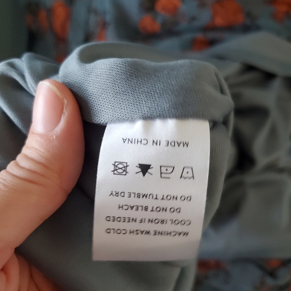 Baltic born rust and teal dress,  xl - Picture 8 of 15